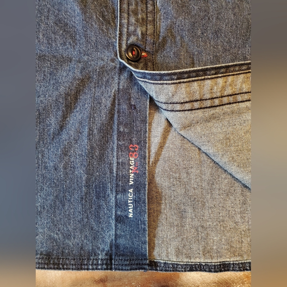 Nautica Vintage Denim Shirt - Picture 3 of 5